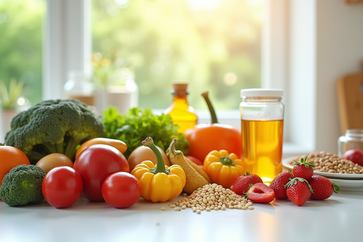 Fruits légumes et vitamines pour une vie saine reproductive