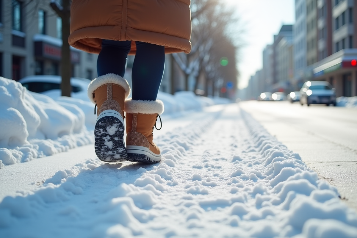 Marcher en toute sécurité sur la neige : astuces et techniques essentielles